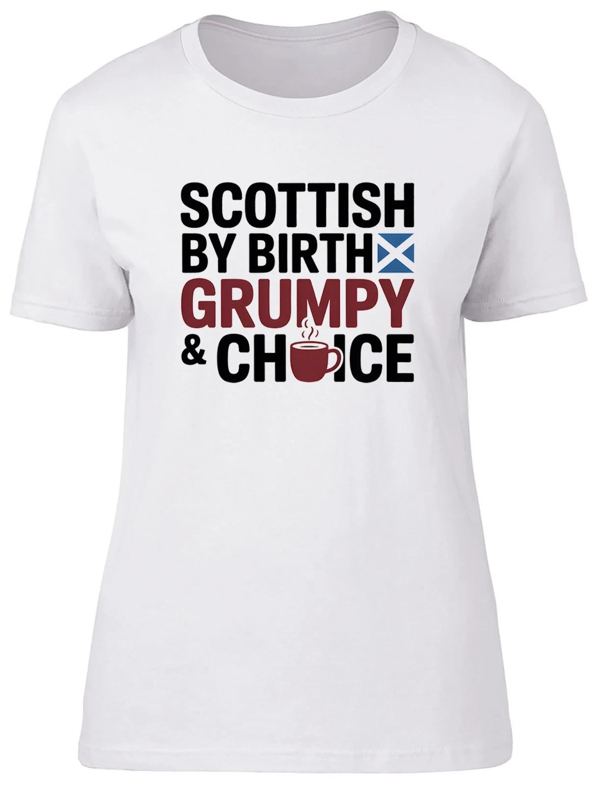 Burns Night Scottish First Womens T-Shirt Ladies Gift Tee XS