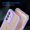 For Samsung Galaxy A57 5G Case PC + TPU Semi-Transparent Frosted Finish Protective Phone Cover