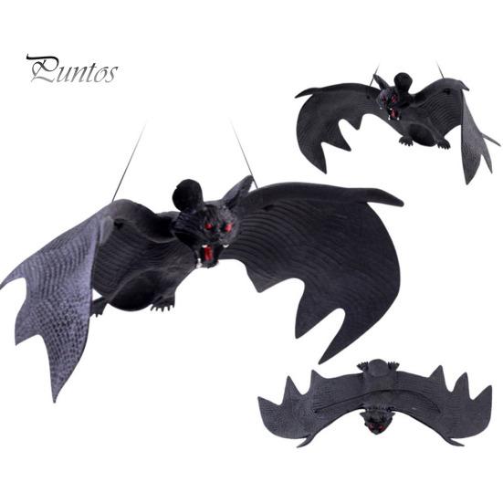 Halloween Artificial Funny Pendant Simulation Bat Haunted House Party Trick Toy