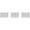 45 Stück Ovale Tartlet-Formen Perforierte Tarte-Formen zum Backen Edelstahl Runder Formring für Tarte Mousse Kuchen Quiche