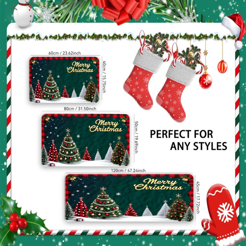 1 ks kuchyňské koberce proti únavě Vánoční voděodolná protiskluzová tlustá polstrovaná kuchyňská podložka Pohodlná podložka do kuchyně pro vysoké zatížení