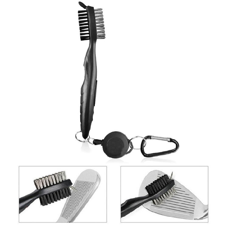 Multi-in-1 Golf Club Cleaning Set and Pitch Repair Tool Accessory for Golf Bag