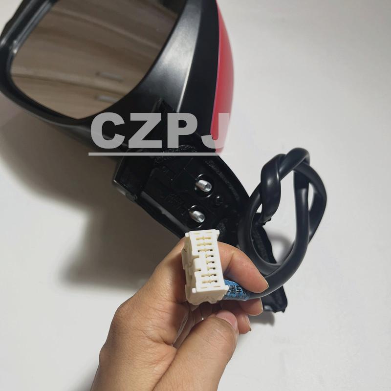 7 Wires Electric Folding Rearview Side Mirror Assembly For Honda Jazz Fit GE6 GE8 2009 2010 2011 2012 2013 2014 With Turn Signal