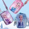 Borsa a tracolla per bambini Frozen Elsa in pelle sintetica, ideale per l'uso quotidiano e come regalo.