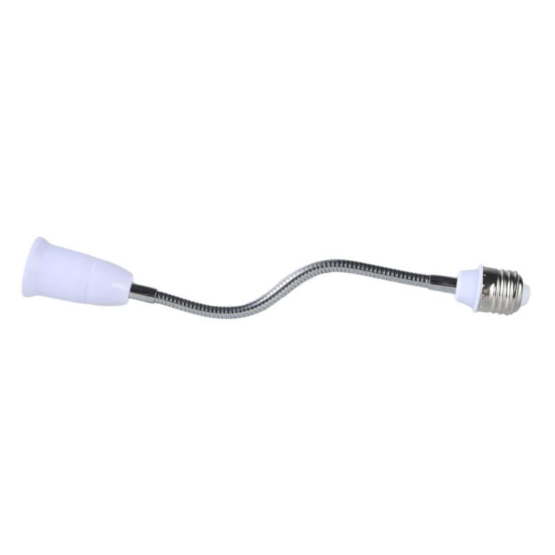 Adjustable E27 To E27 Light Bulb Socket Extension, Flexible Goosenecks Lamp Adapter, Home Lighting