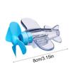 Car Rotatable Airplane Wind Powered Small Led Light Airplane Decor Car Styling Ornaments Bikes Motorcycle Bicycle Decorations