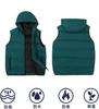 Down Filled Cold Plain Work Cold Protection S D Green [U-Trend] Men's Vest, Vest, Lightweight, Protection, Hooded, Jacket, Vest, Wear, Sleeveless,