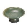 ZISIZ Kiln-Fired Ceramic High-Footed Fruit Plate