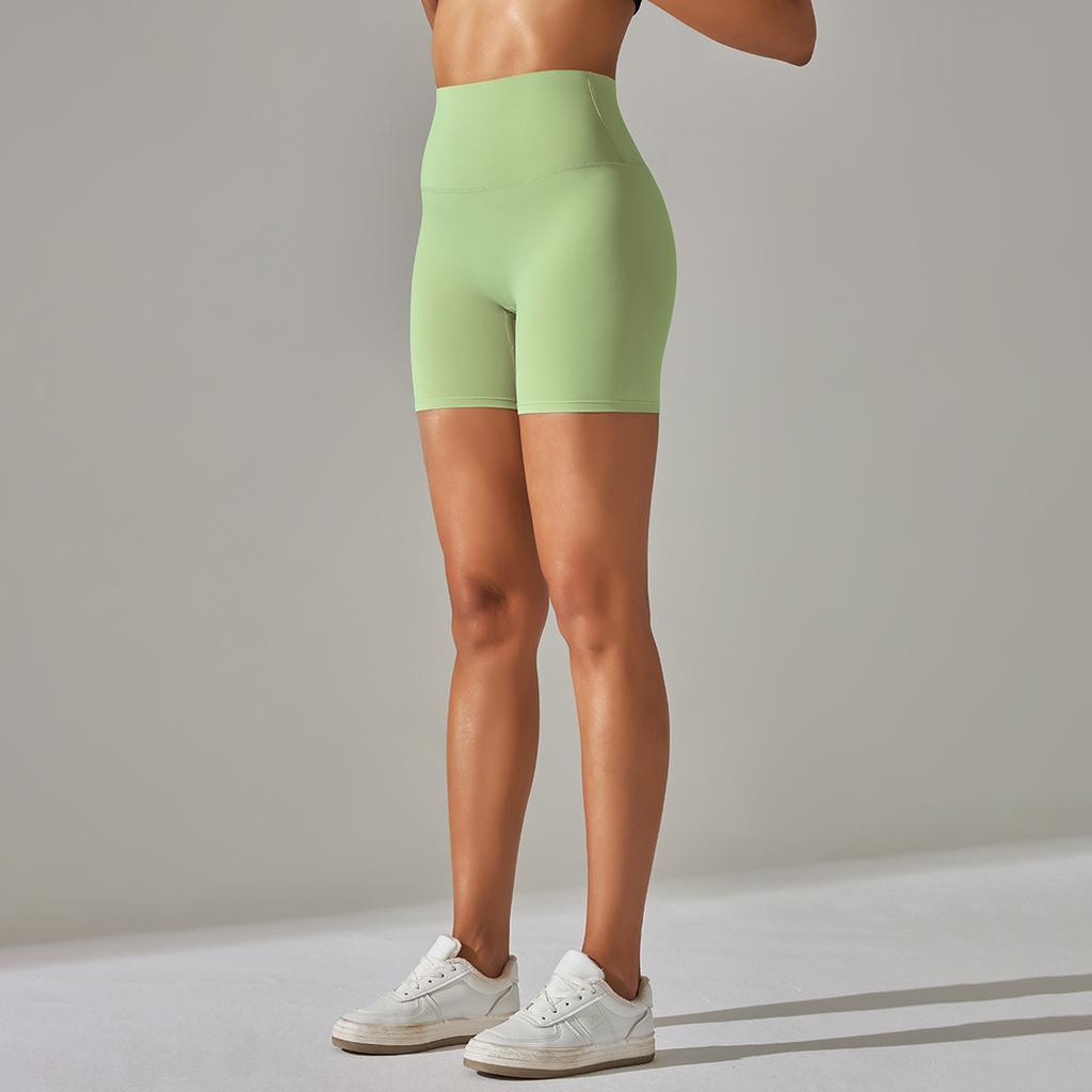 Align Damen-Yoga-Shorts mit hohem Bund – butterweich und federleicht! Ideal zum Laufen, Radfahren und für Fitness. 31 Farben.