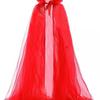 Clear Cape With Adjustable Hoods Comfortable Halloween Party Wear Foldable Costume Accessory Sheer Witches Costume