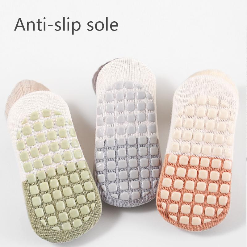 Baby Anti Slip Socks With Crawling Toddlers Socks Learning To Walk Safely Non-slip Baby Socks For Newborn Babies