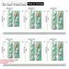 Set Of 2 Curtain Popular Print Beautiful Shell Versatile Fabric Without Rod Stuff Clearance Use Room Kitchen Study For Made Polyester