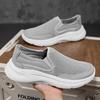 Fashion Slip-On Dad Shoes Non-Slip Breathable Soft Bottom Lightweight Large Size Casual Beijing Cloth Shoes for Men Comfortable Hombres