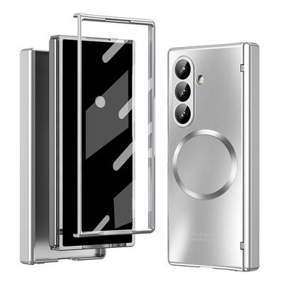 Per Samsung Galaxy Z Fold 7 6 5 Cerniera Protezione Custodia Magsafe Magnetica Con Pellicola Proteggi Schermo Ricarica Wireless Cover Antiurto
