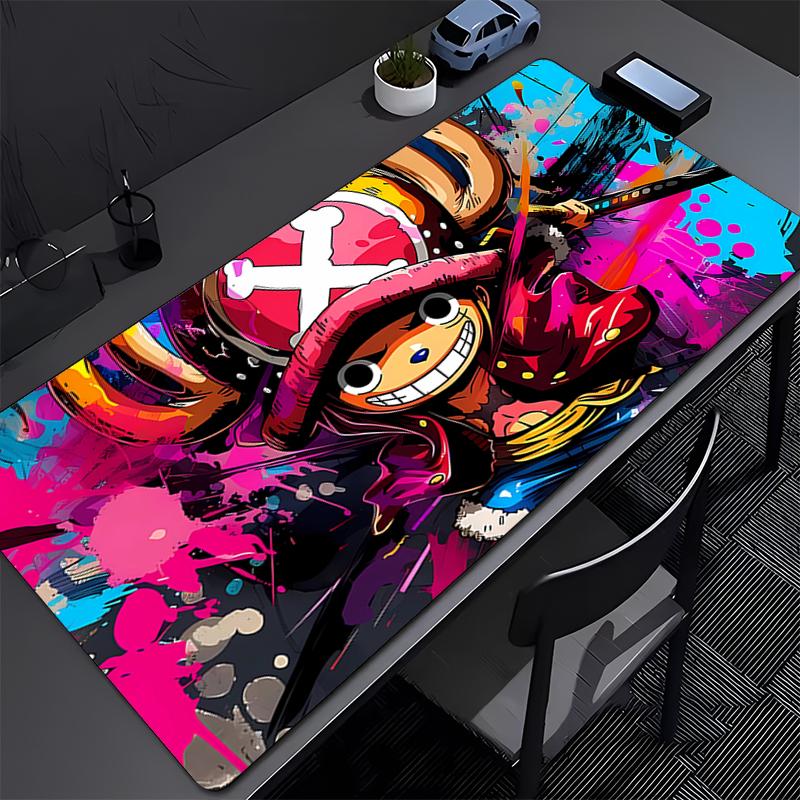 Mouse Pad One Piece Tony Tony Chopper PC Computer Gamer 90x40cm Gaming Accessories Mousepad Keyboard Desk Mat Carpet Table Pad