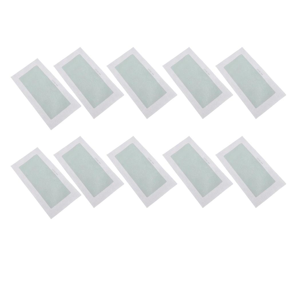 10 Pcs Wax Strips Cleansing Double Sided Individual Package Hair Removal Wax Strips for Leg Arm