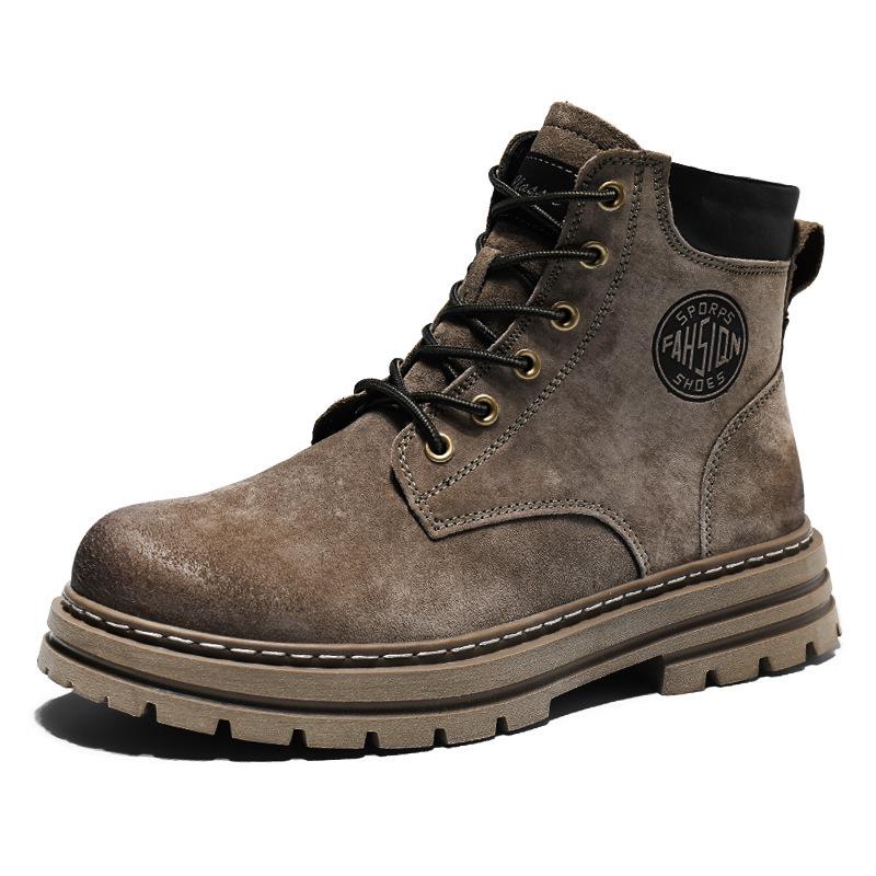 

Осенне-зимние желтые ботинки Timberland из свиной кожи: Прочные, Водонепроницаемые, Толстая подошва, Увеличивающие рост, До середины икры 41