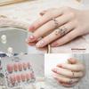 French Bow Press-On Student Nails: Handmade Short, Gentle Daily Wear