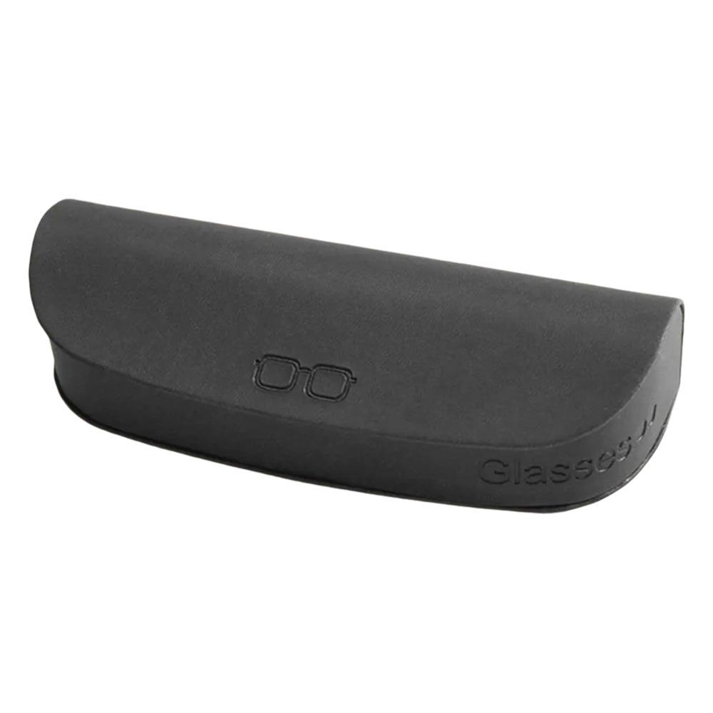 Durable Magnetic Buckle Eyeglasses Case PU Leather Flocking Inside Eyewear Protective Case Lightweight Portable Sunglasses Box