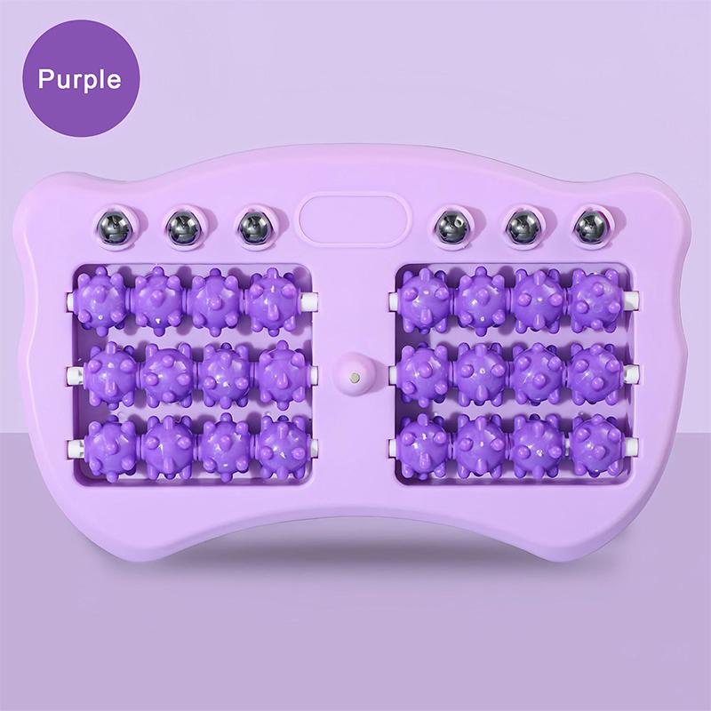 Roller Foot Massager Multi-Point Massage With Magnetic Beads 6-Row Rollers Stress Relief Pain Health Blood Dredging Relax