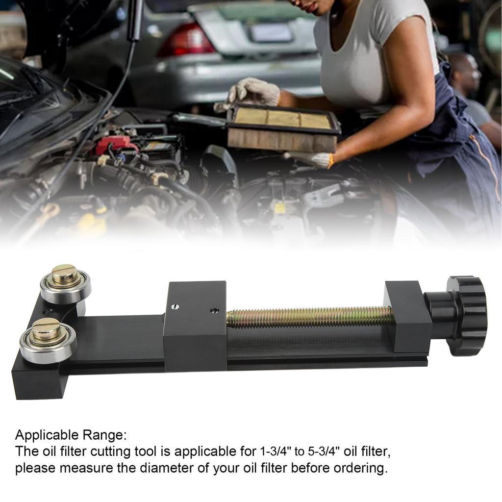 Oil Filter Cutter 66490   Zinc Alloy Strong Strength Fit For 13/4in To 53/4in Oil Filter