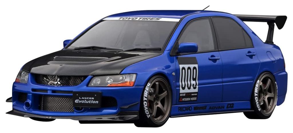 Ignition Model Scale Mitsubishi Lancer Evolution IX Blue Finished Product TK.Company 1/18 (CT9A)