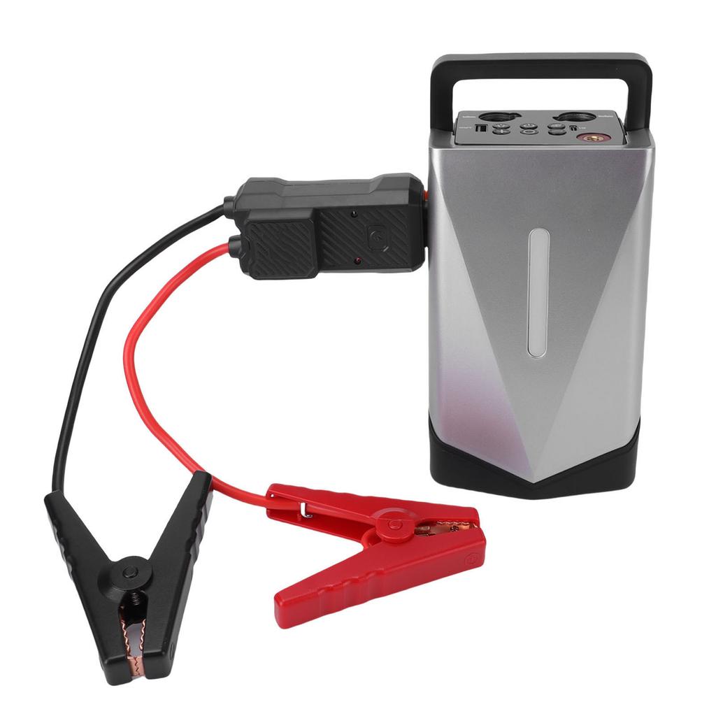 Portable Car Jump Starter 80W 2000A 150PSI Jump Starter Battery Pack Air Pump Tire Inflator with LED Light 12000mAh