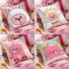 Custom Zanmang L-Loopy Throw Cushion Cover Anti-dustmite Pillowcase Invisible Zipper Silky Short Plush Sofa Cushion Cover