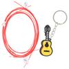 4Pcs Guitar Strings Carbon 4‑String Universal Set Ukulele Musical Instrument AccessoriesRed