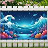 Ocean Display Vibrant Mural Themed Murals Eye-catching Design for Party