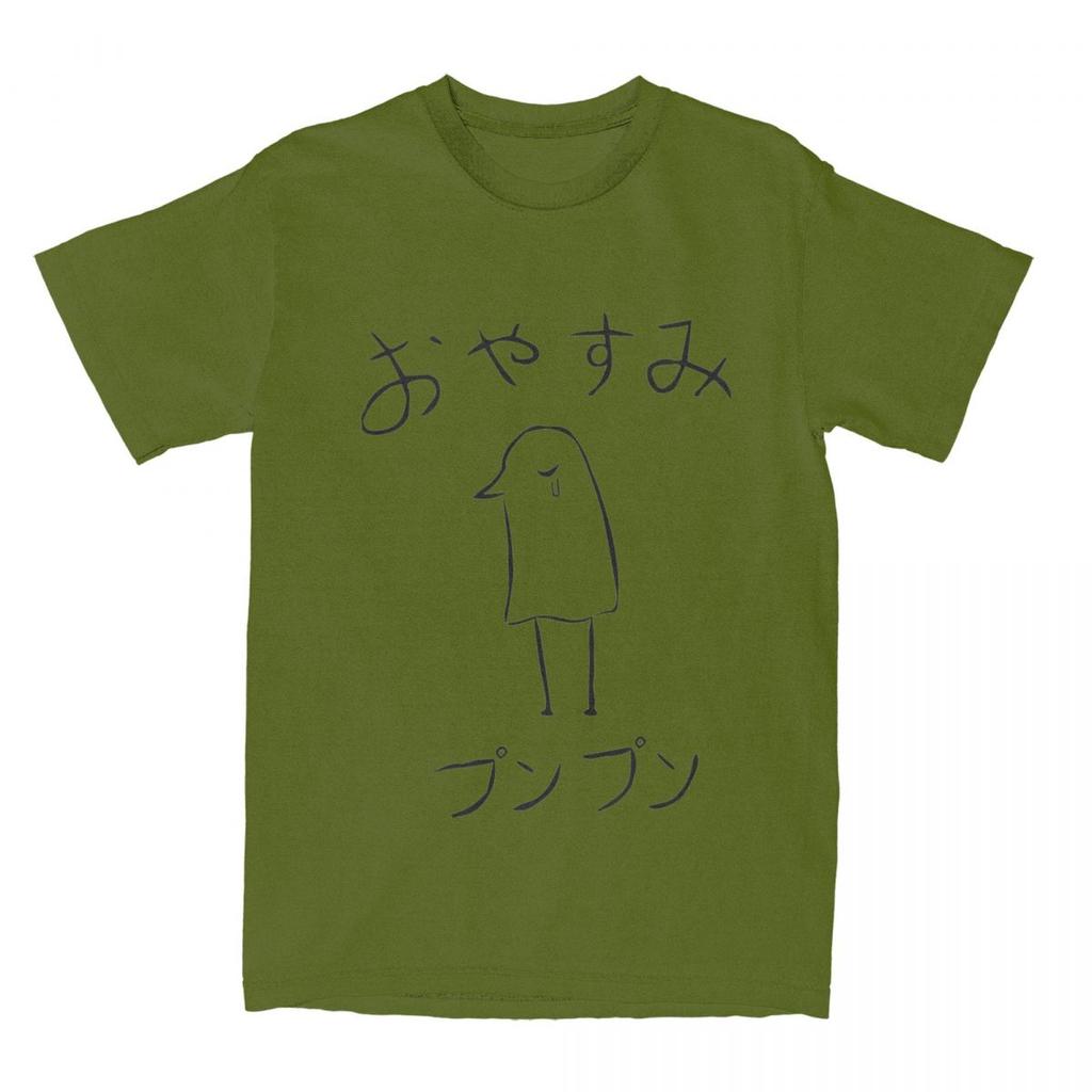 Oyasumi PunPun Apparel Shirts Unisex Women Goodnight Punpun Novelty Cotton Unique Tee