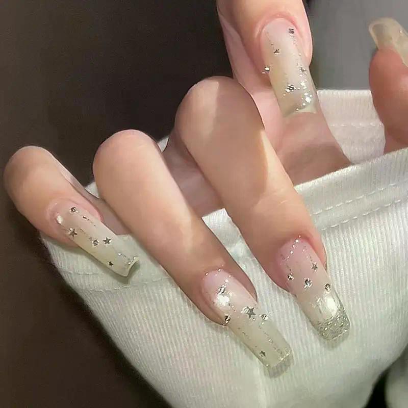 Size Mixing Sparkling Star Nail Glitter Sparkling Pentagram Nail Decor Nail Salon Design Cute Accessories DIY Nail Art Design
