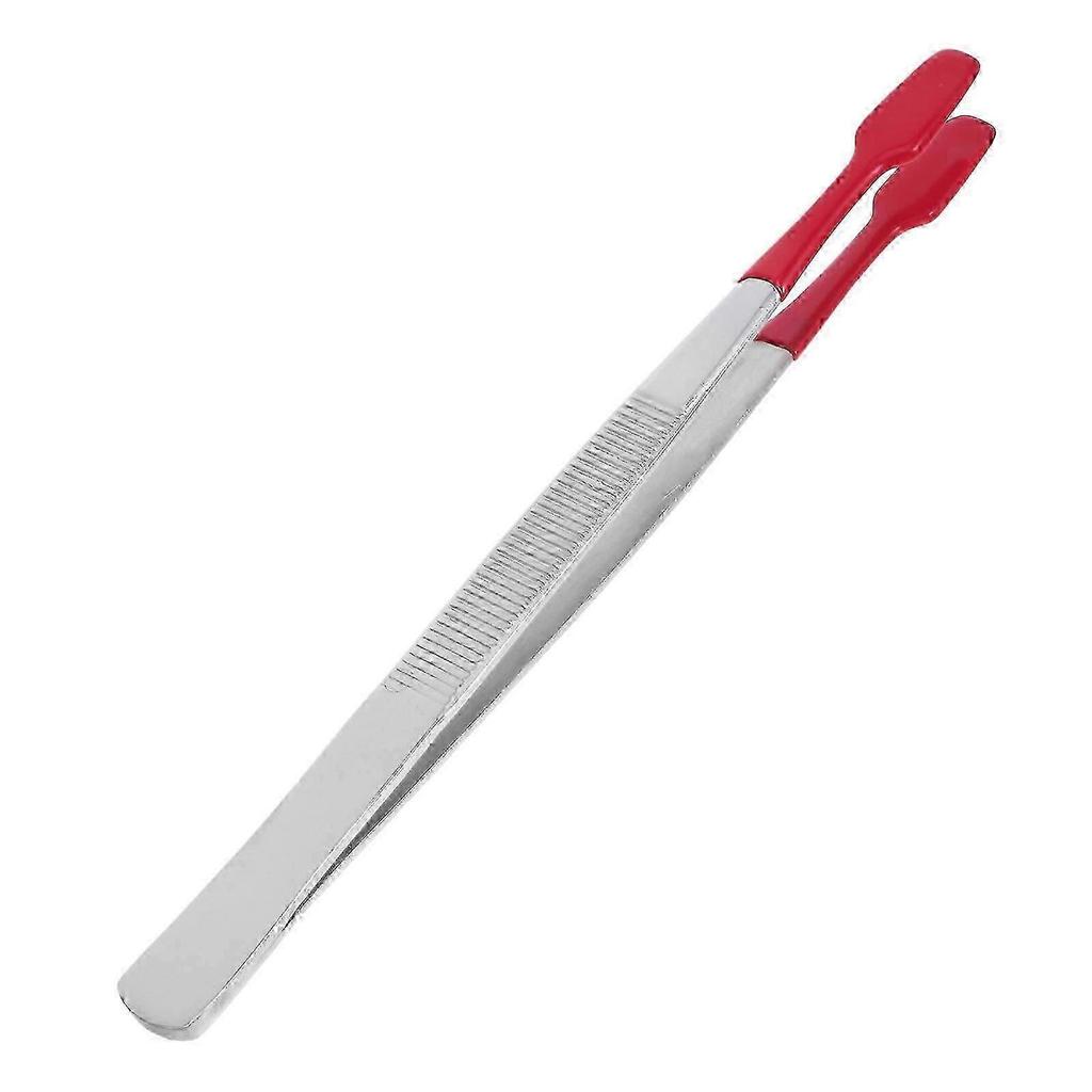 Stamp Tweezers with Rubber Tips for Stamp Collecting Multi-Functional Collectors Tool
