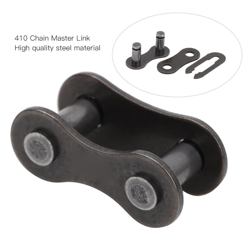 10 Pcs Quick Split 410 Chain Master Link Removable Chain Link Connector Dirt Bike Use