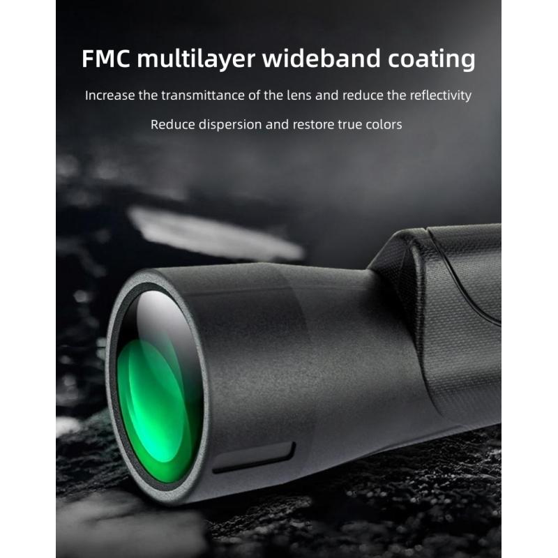Outdoor Equipment 10-30x50 Powerful Monocular Longng Range Zoom Pocket Spotting Telescope Eyeglass BAK4 HD Handheld Optic