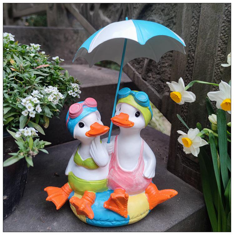Outdoor Garden Duck Ornaments for Yard, Villa, Courtyard, Balcony, and Landscaping Decor