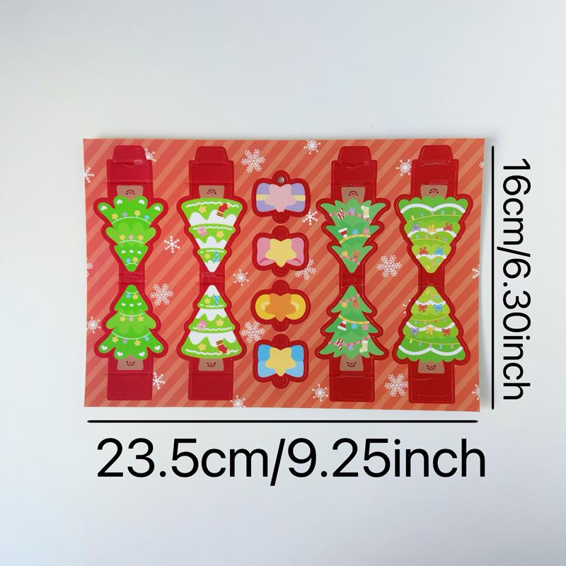 Christmas Cartoon Lollipop Card: Inspirational Greeting with Encouraging Words & Exquisite Illustration for Students