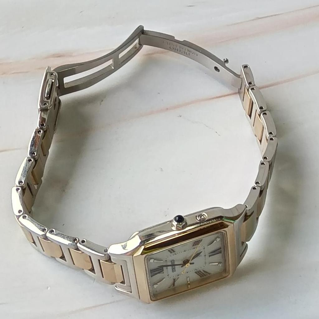 [USED] Seiko Lukia Radio-Controlled Solar Watch 1B32-0AL0 Square