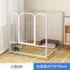 Recinto Gioco per Animali da Interno per Cani Piccoli Medi Casa Portatile per Cuccioli con Porta Gabbia in Metallo Ferro per Teddy Barriera Domestica Recinto per Cani