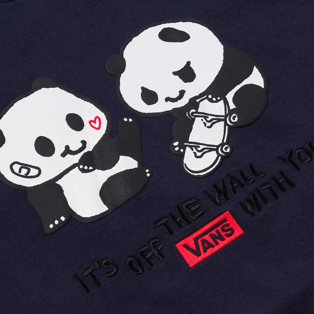 Vans Casual Comfortable Animal Pattern Sweatshirt Unisex Sweatshirt Dark-Blue VN000NF4JDU