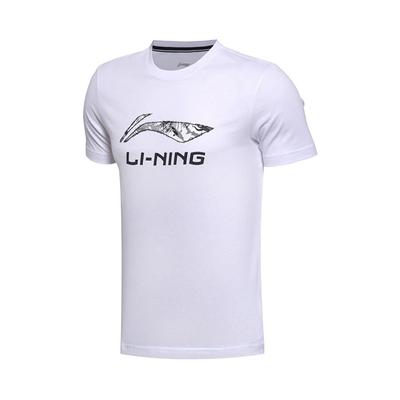 Série Sport Fashion T-shirt Redonda com Manga Curta e Estampa de Logo Grande Tops Unissex YHST165-1