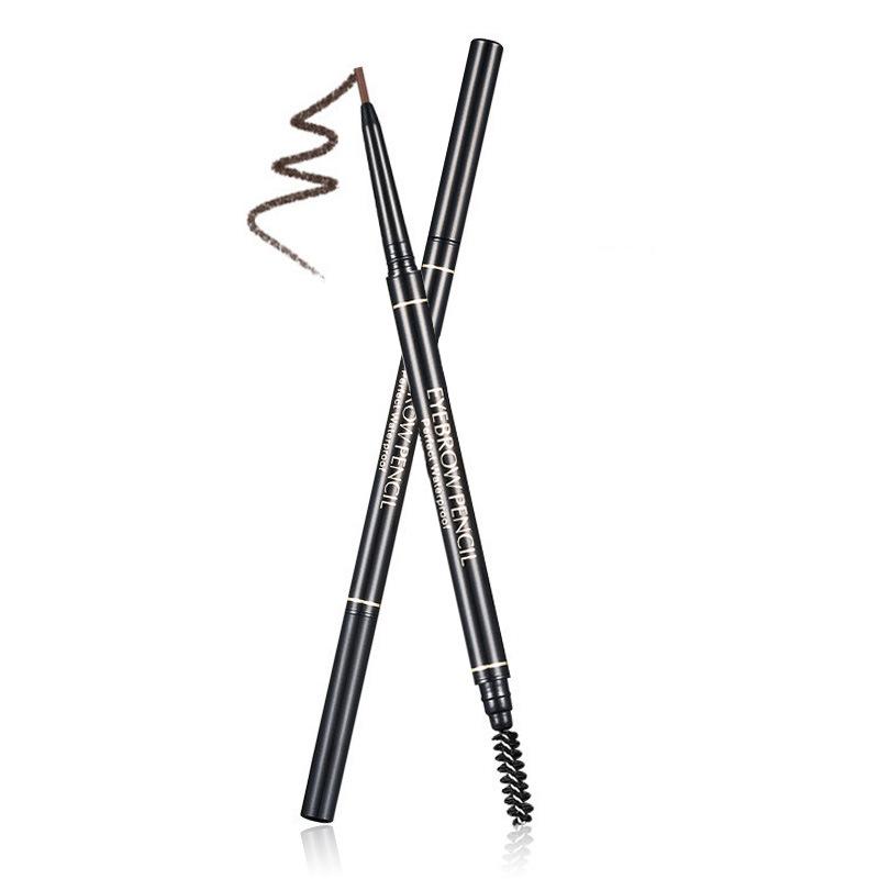 1.5mm Ultra-Fine Double-Ended Eyebrow Pencil Waterproof Smudge-Proof for Natural Brows
