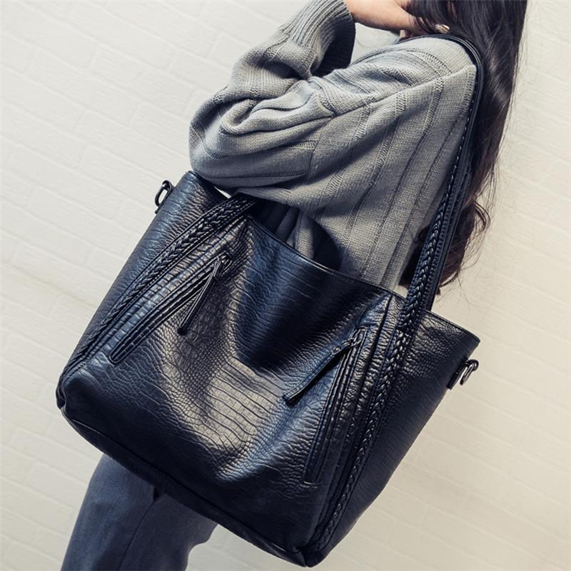 Totes Bags Women Large Capacity Handbags Women PU Shoulder Messenger Bag