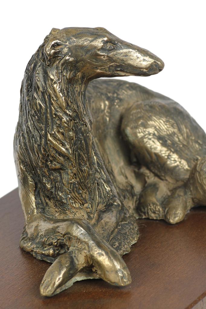 Borzoi, Russian Hunting Sighthound, Russian Wolfhound I - dog statue, figurine for office, trophy for dog show by Art-Dog brand