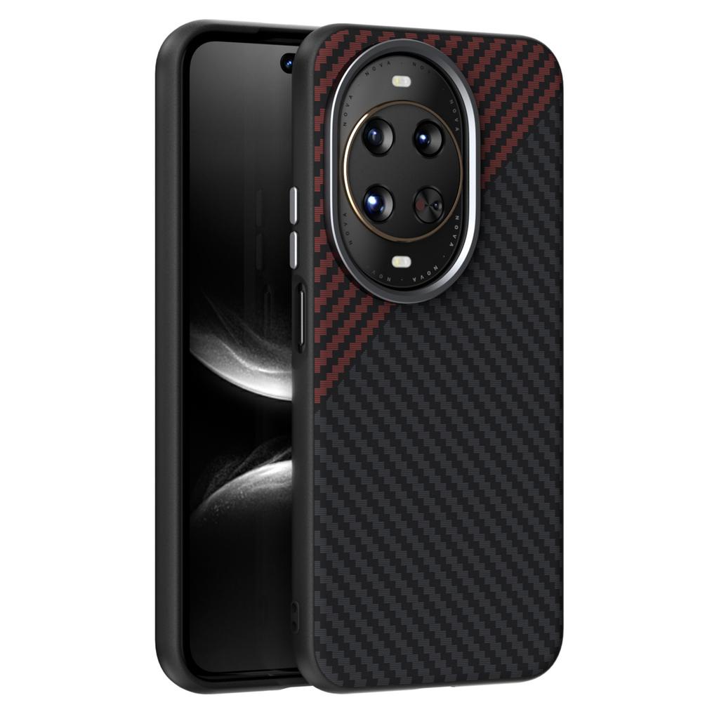 ABEEL For Huawei nova 14 Ultra 5G Case Compatible with MagSafe Carbon Fiber Texture Back Cover
