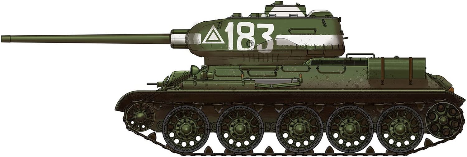 

Ryefield Models Scale Soviet Mod 1944 Factory 183 Plastic Model Kit RFM5083 1/35 T-34/85