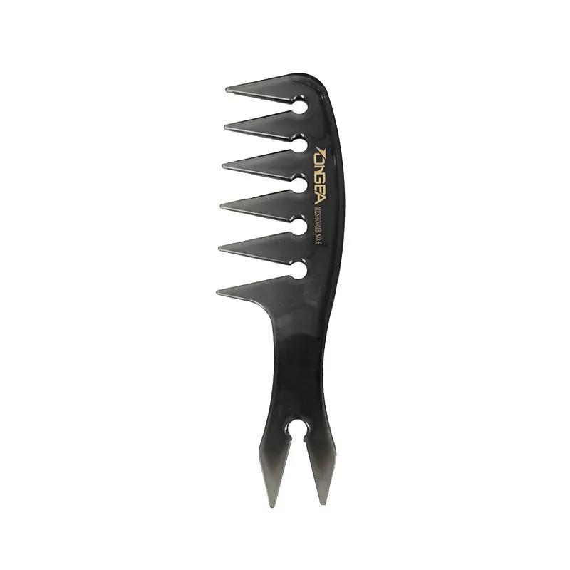Black Professional Hair Brush Hard Carbon Cutting Comb Heat Resistant Salon Hair Brushes Barber Pin Tail Antistatic Combs Men