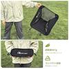 MOON LENCE Outdoor Chair Camping Folding Compact Ultra Lightweight 907g Storage Bag Hiking Load Capacity 150kg Black Fishing Mountaineering Backrest