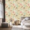 Safari Wallpaper Elephants Lions Zebras Plants for Living Room and Bedroom 50x1000