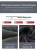 Women's Gray Cloud Scimitar Pants with Plus Velvet, Autumn/Winter 2025 - Woolen Wide-Leg, Drape, Relaxed Fit.